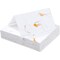 Place Cards - 60-Pack Handmade Tent Cards, Foldover Table Number Placecards, Seat Assignment Decoration for Wedding Party, Holiday Dinner, Restaurant, 200GSM, Marigold Flower Design, 2 x 3.5 Inches